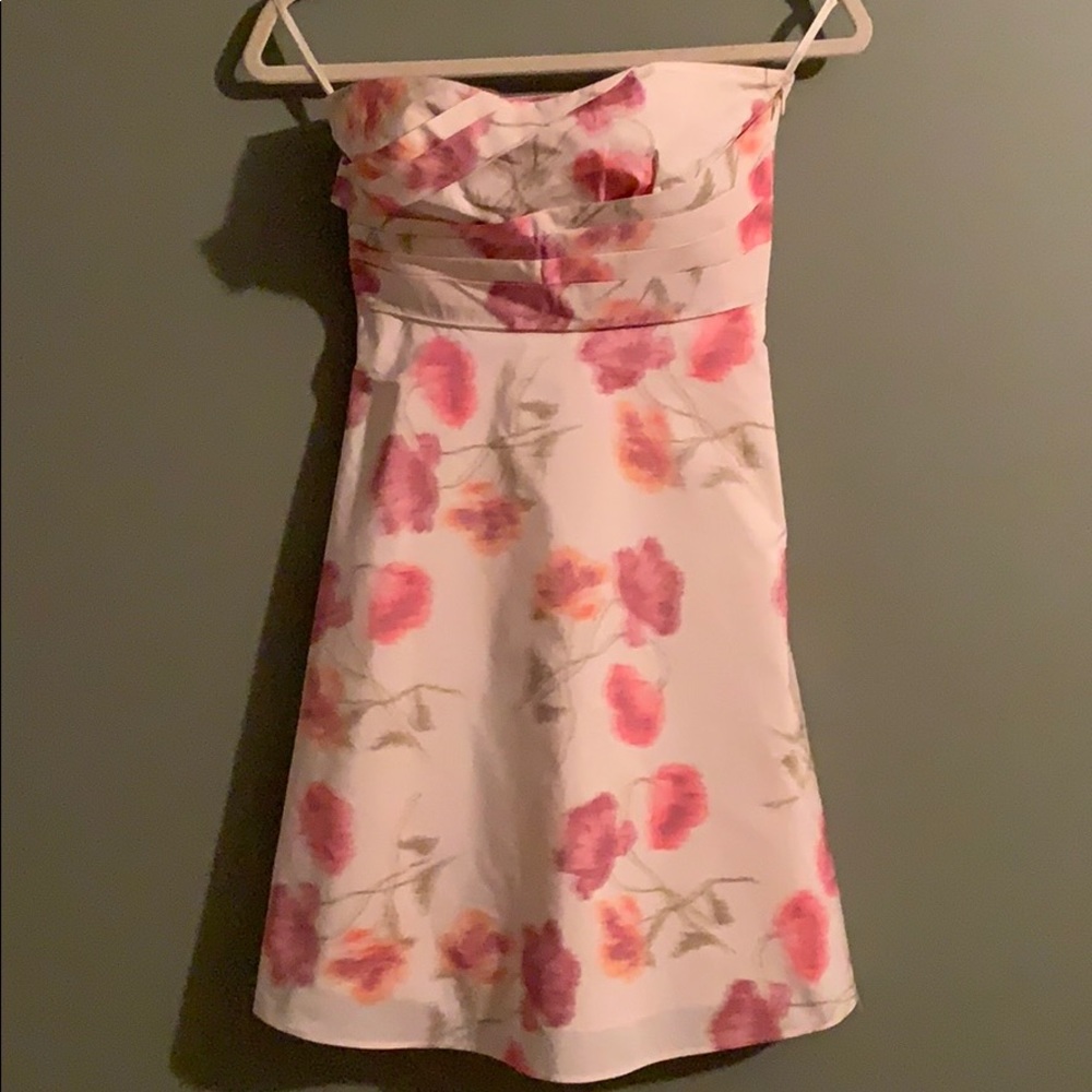 0P Strapless spring dress from Banana Republic